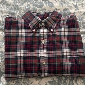 NEW Ralph Lauren Classic Fit Plaid Oxford Shirt - in Size XL